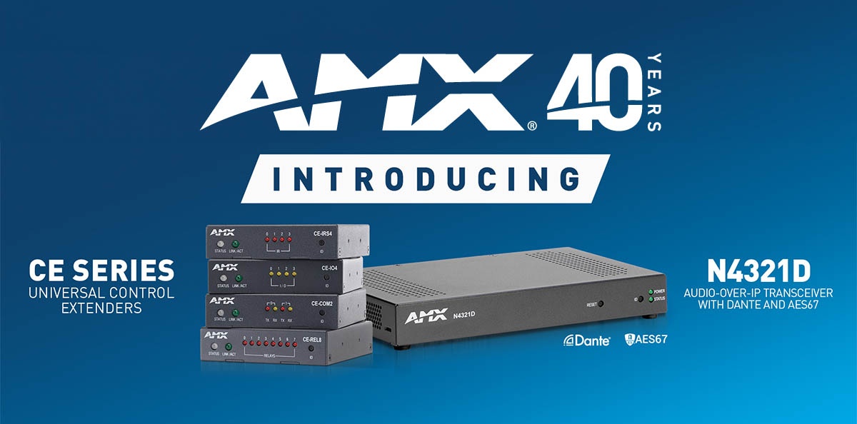 AMX med to lanseringer under Infocomm